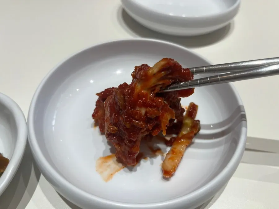 동곡제면 셀프 김치 사진