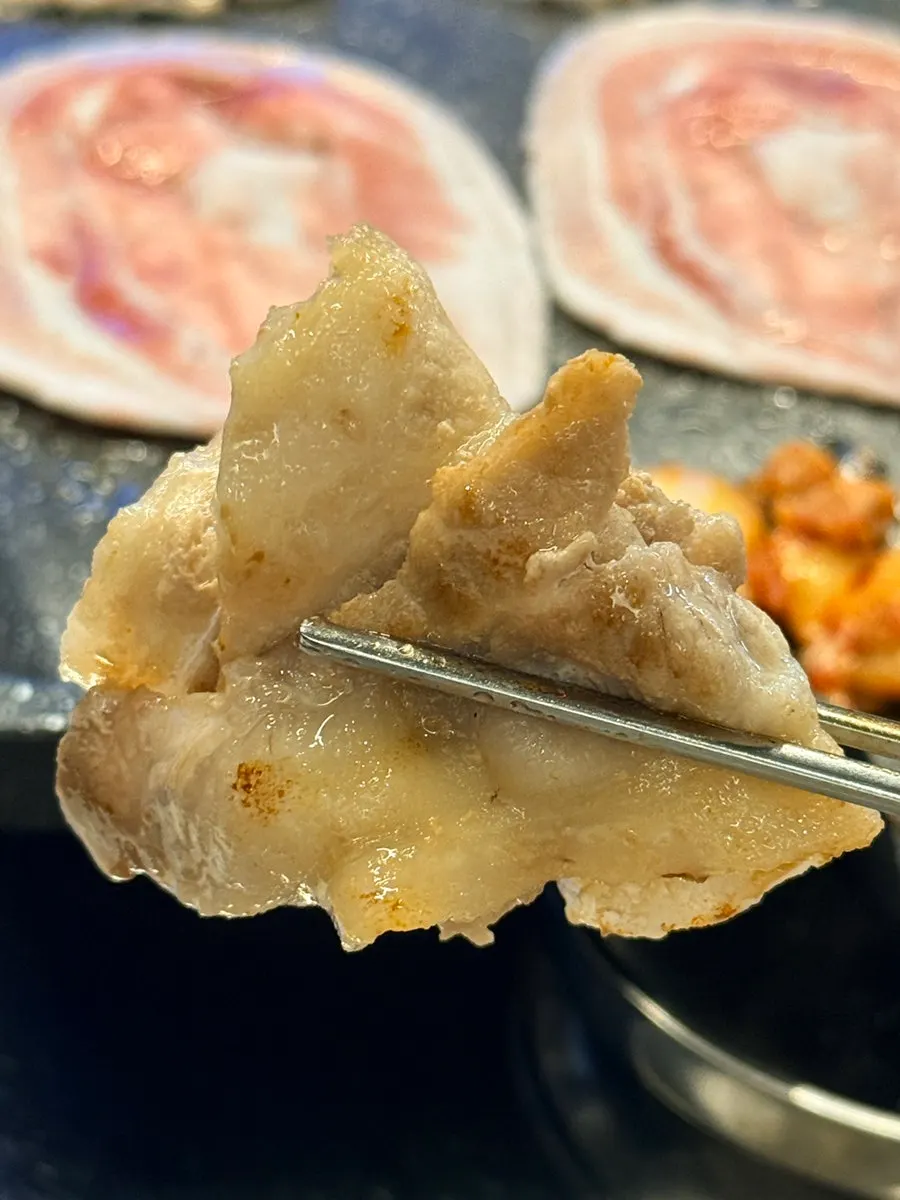 급랭 삼겹 굽는 모습 사진