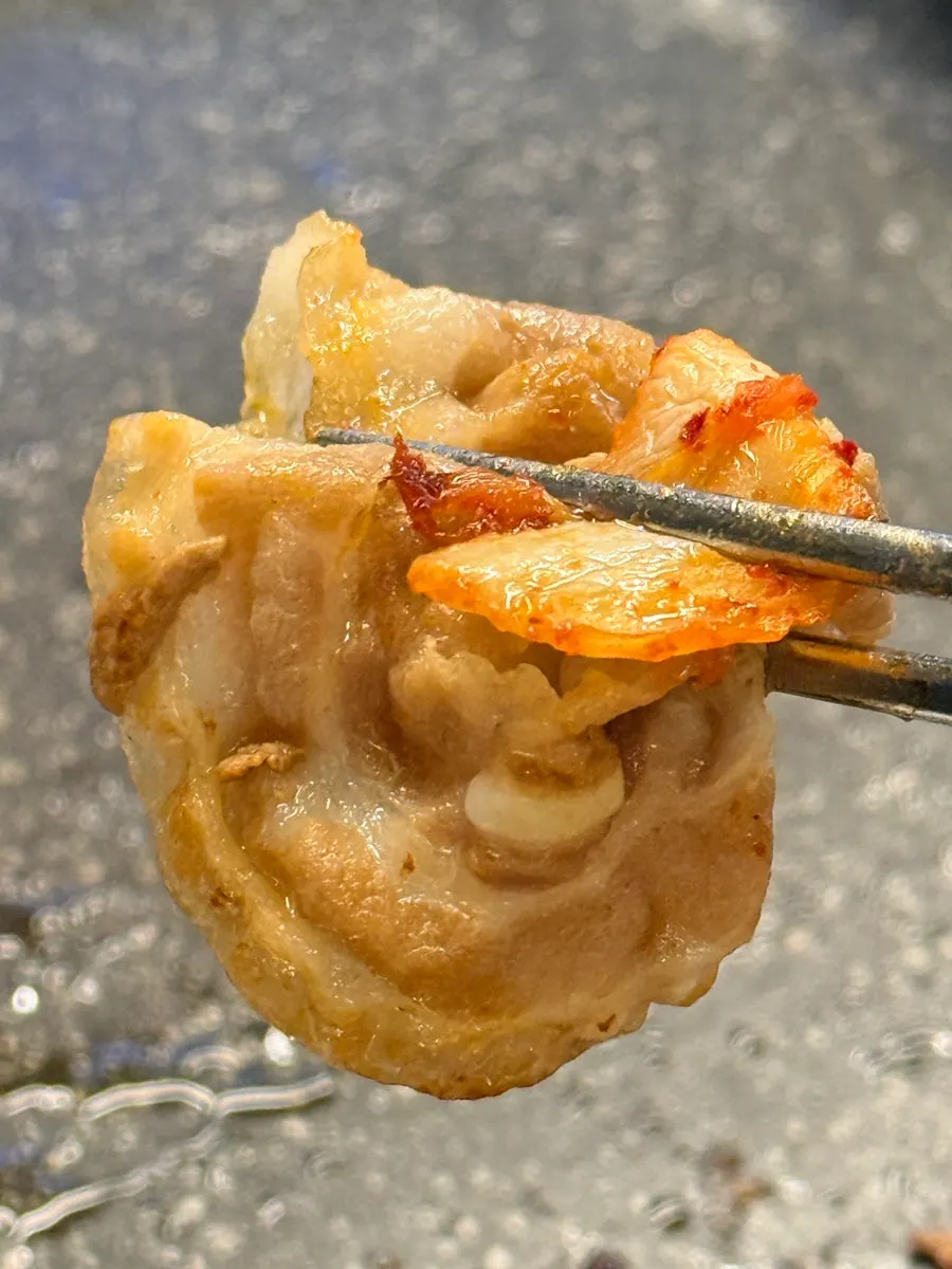 두께 있는 급랭 삼겹 사진