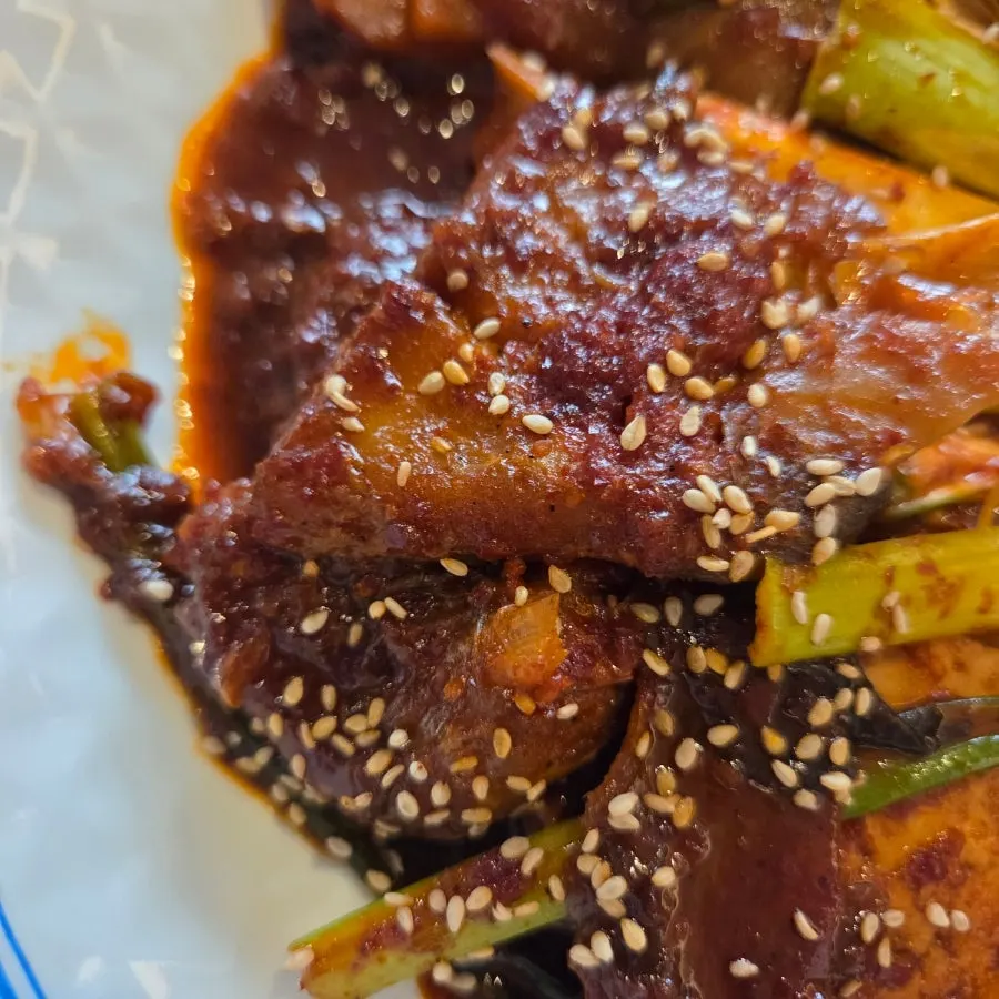 Clean-tasting, chewy Daegu cod fish meat