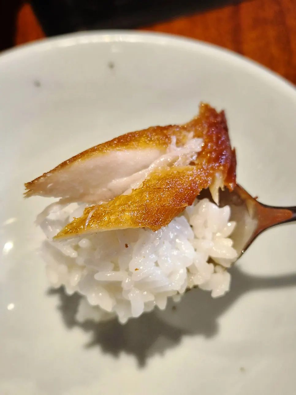 One golden grilled mackerel