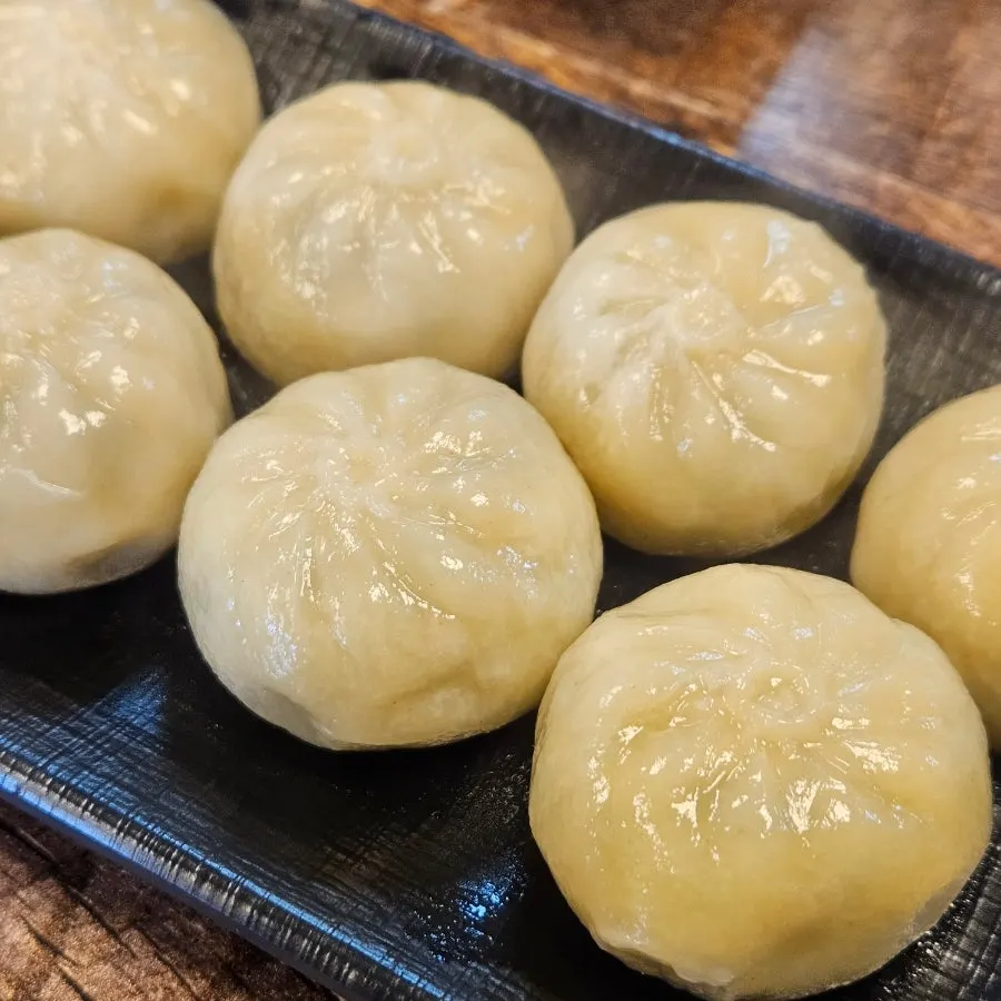 동글동글한 고기감자만두 8알