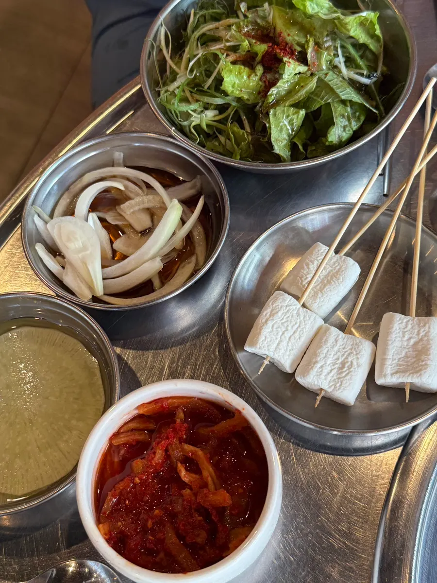 고기 식사 뒤 마무리로 먹는 해장라면