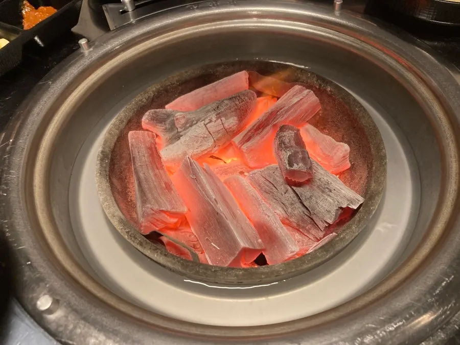 표고 와사비 장과 밑반찬