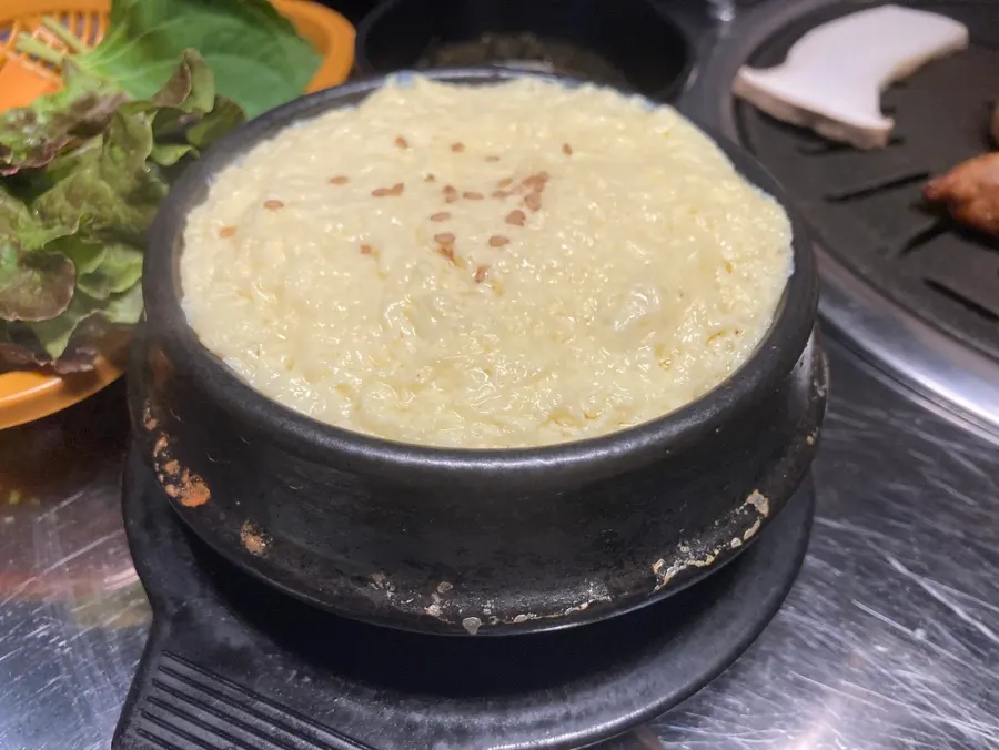 숯불에 올린 초벌 목살