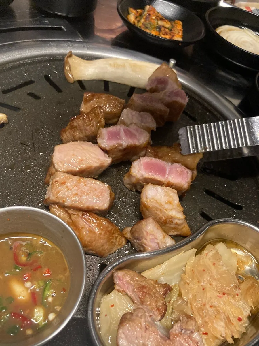 고기 굽기 전 계란찜