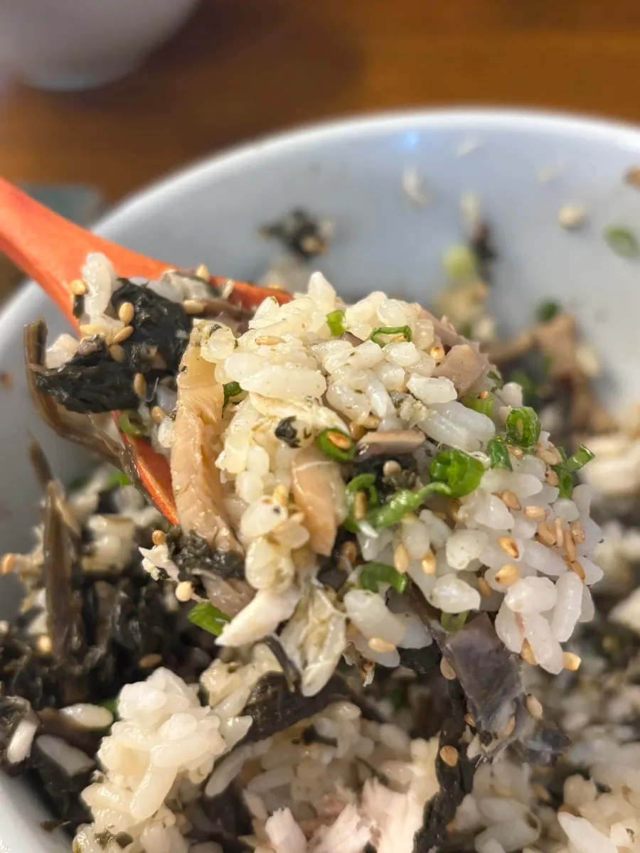 海苔に包んだサムチゴンドレ丼