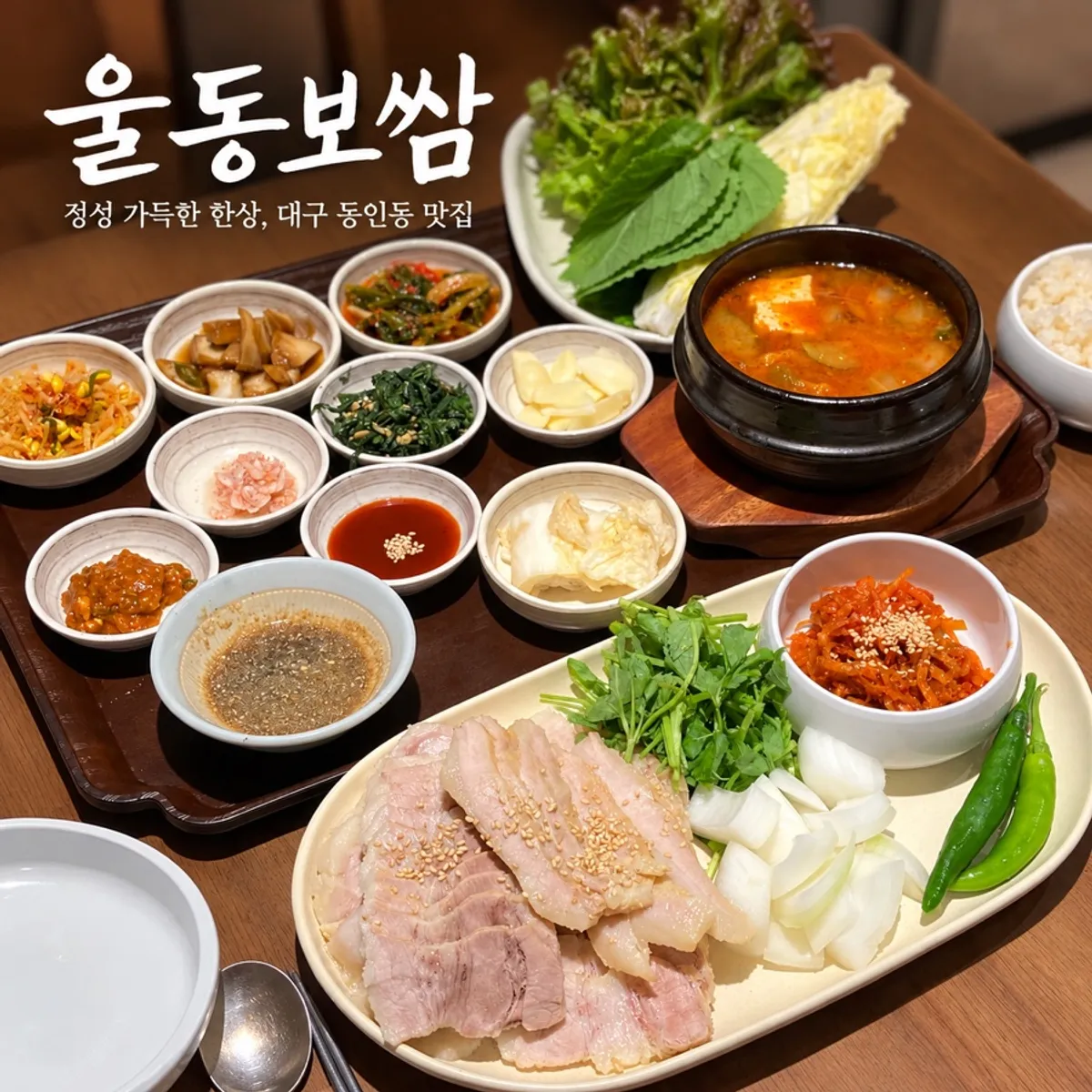 Uldong Bossam signature dish