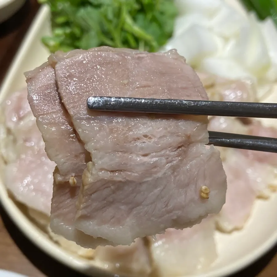 Moist medium bossam platter