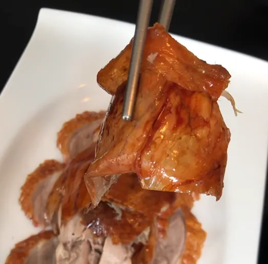 Crisp Peking duck skin