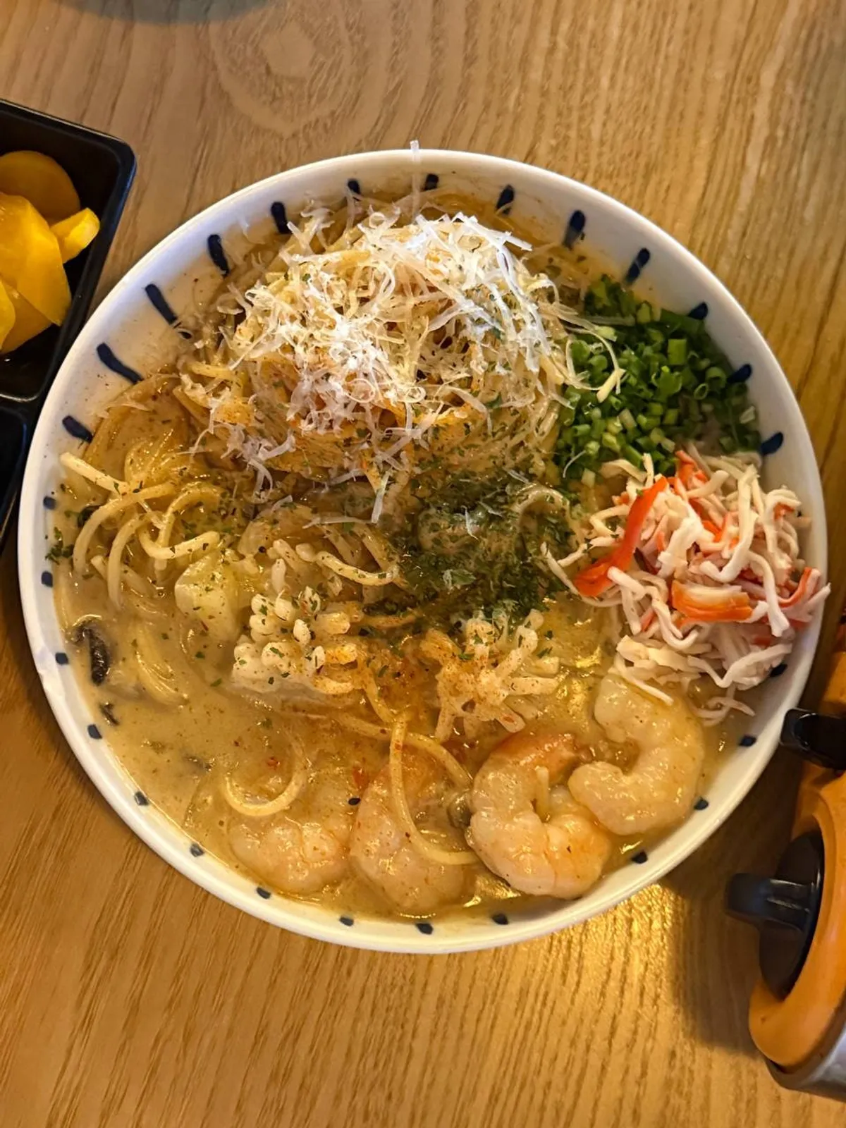 Crab tomalley pasta at Gyodong Nakwon