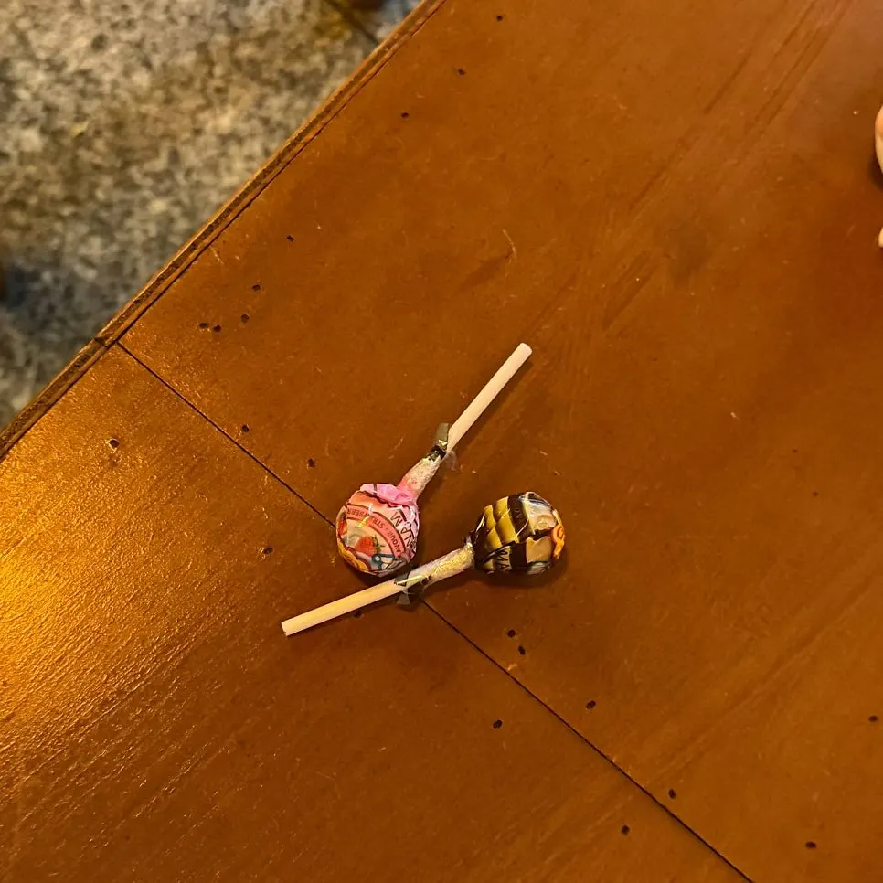 Mini Chupa Chups received after paying