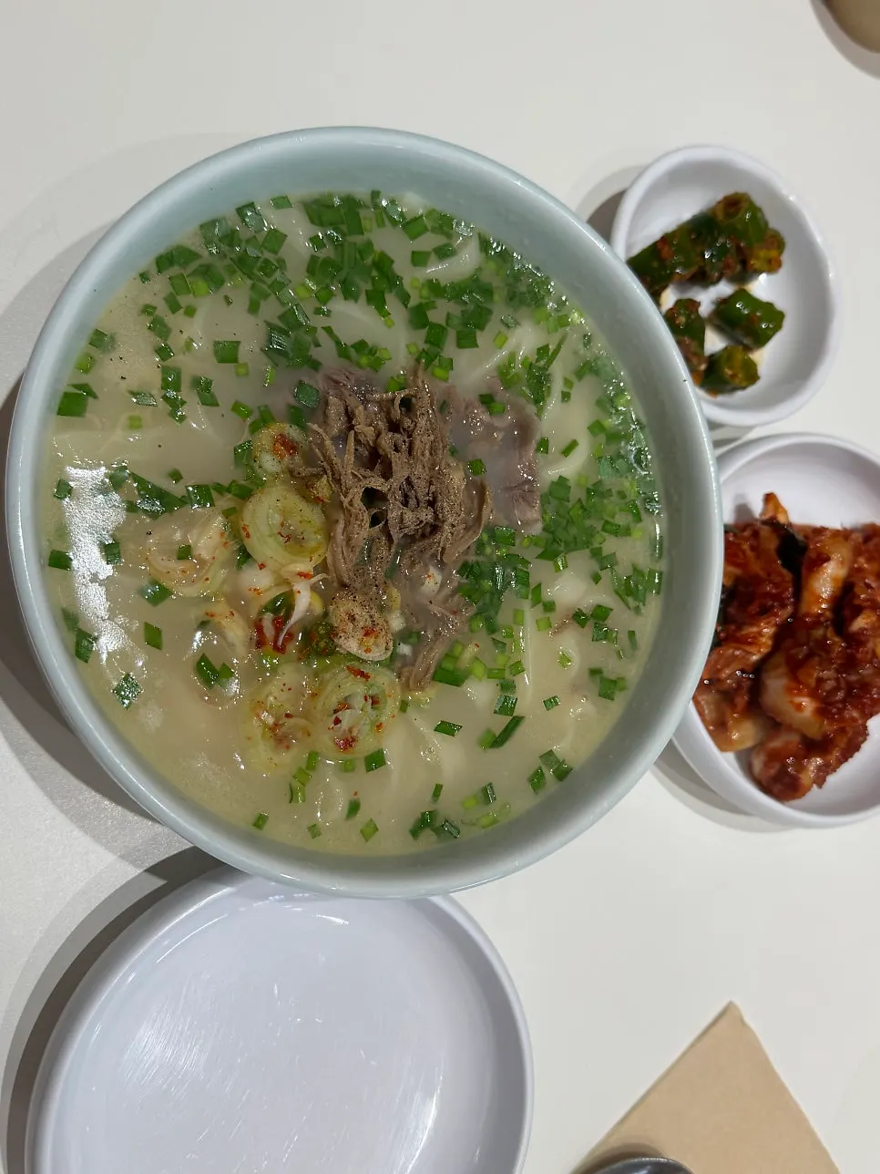 동곡제면 한우사골칼국수 한 그릇