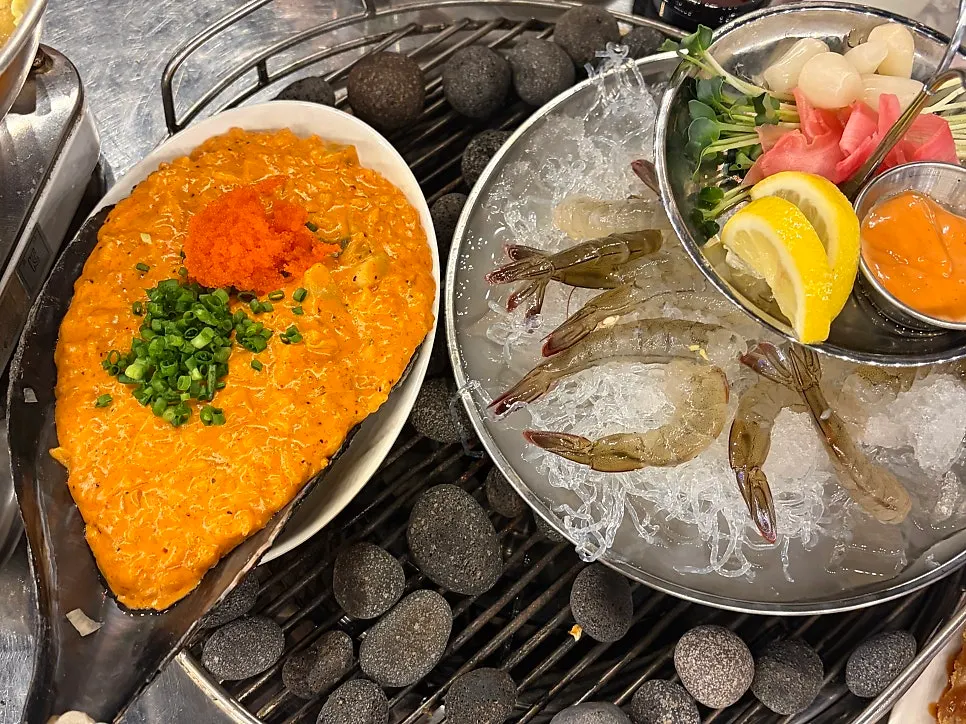 Nampo's thick, creamy scallop risotto