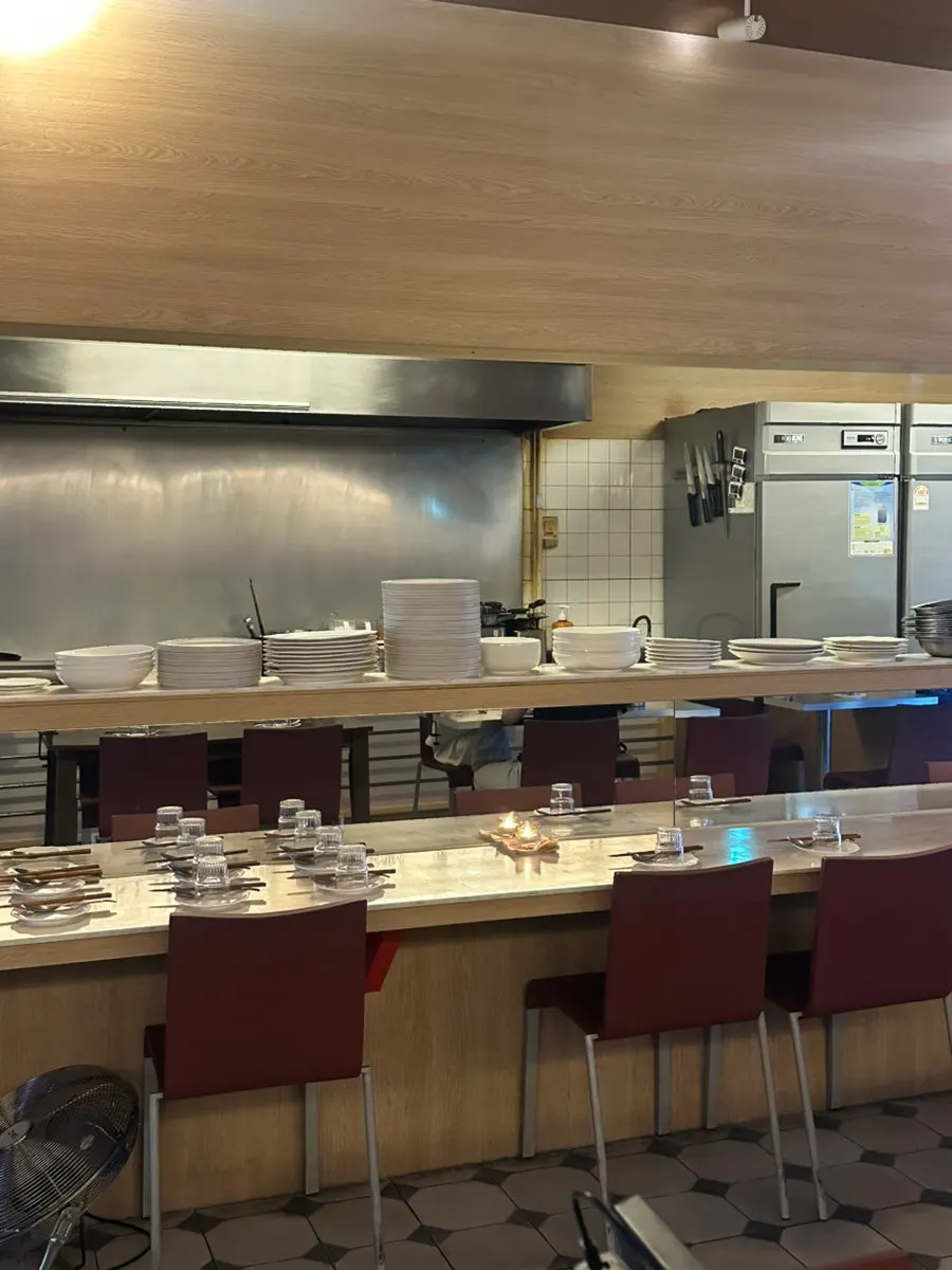 View of the interior seating at Thai Yami