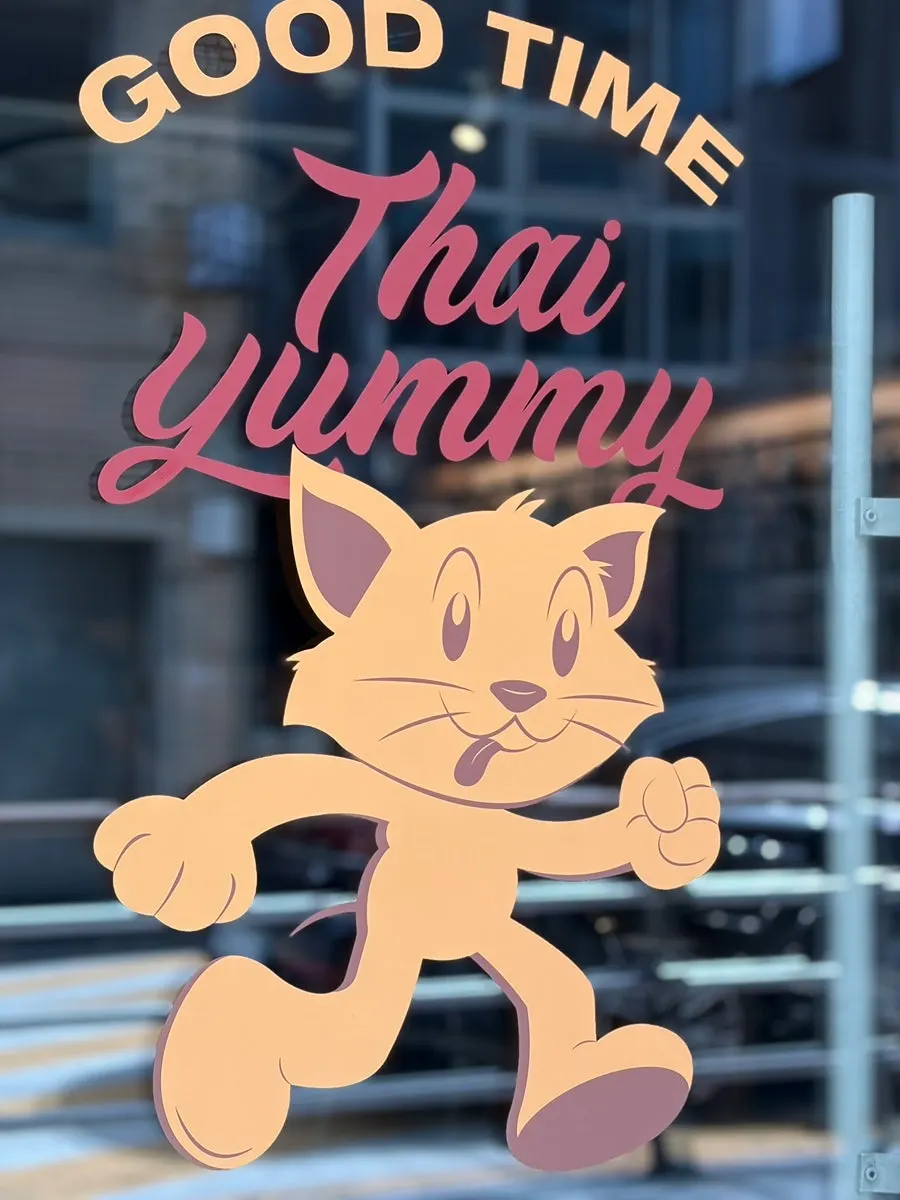 Alleyway view in front of Thai Yami's entrance