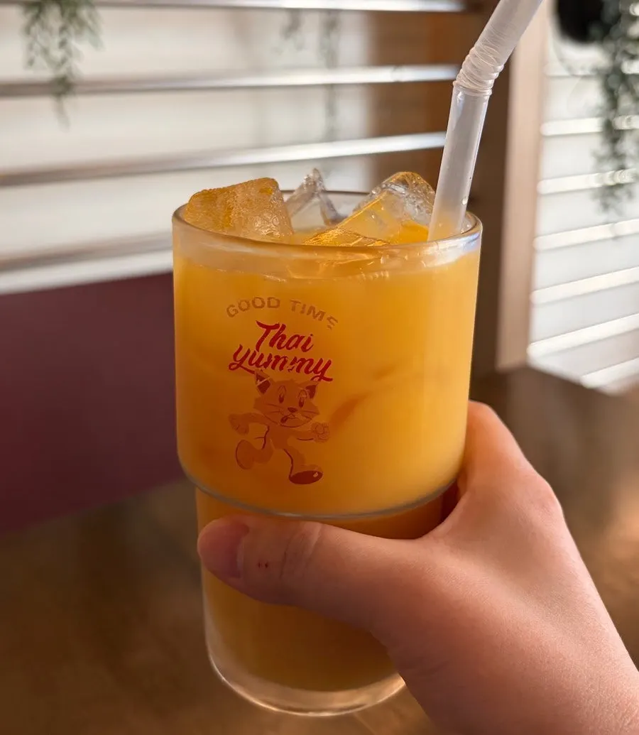 Ice-packed fresh-squeezed orange juice