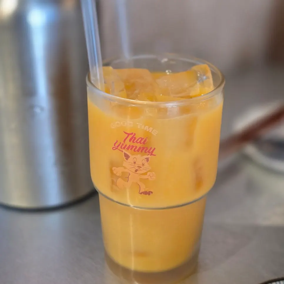 Thai Yami's fresh-squeezed orange juice