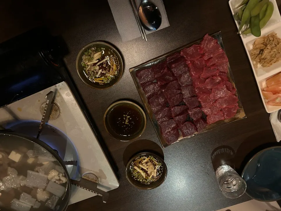 Dinner enjoyed in Gyodong