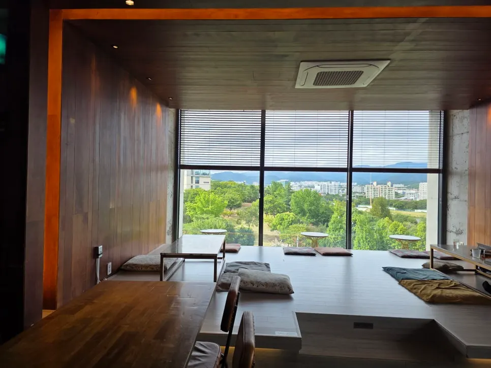 Fourth-floor space of the café