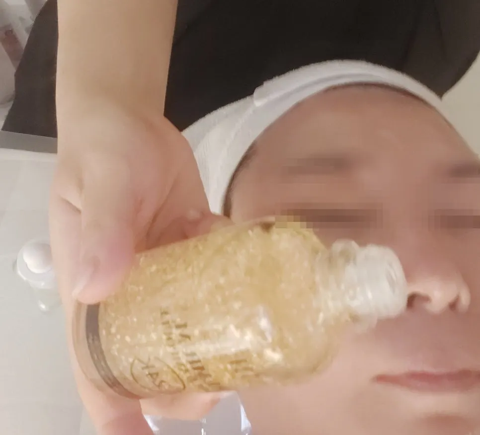 Water Glow Detox Care step after ampoule application
