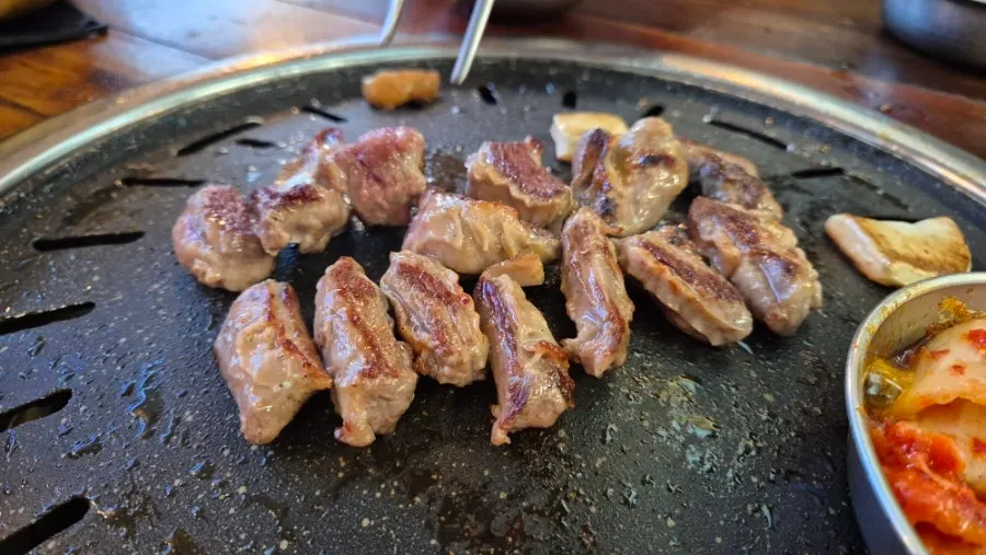 Pre-grilled Iberico makchang and makjang