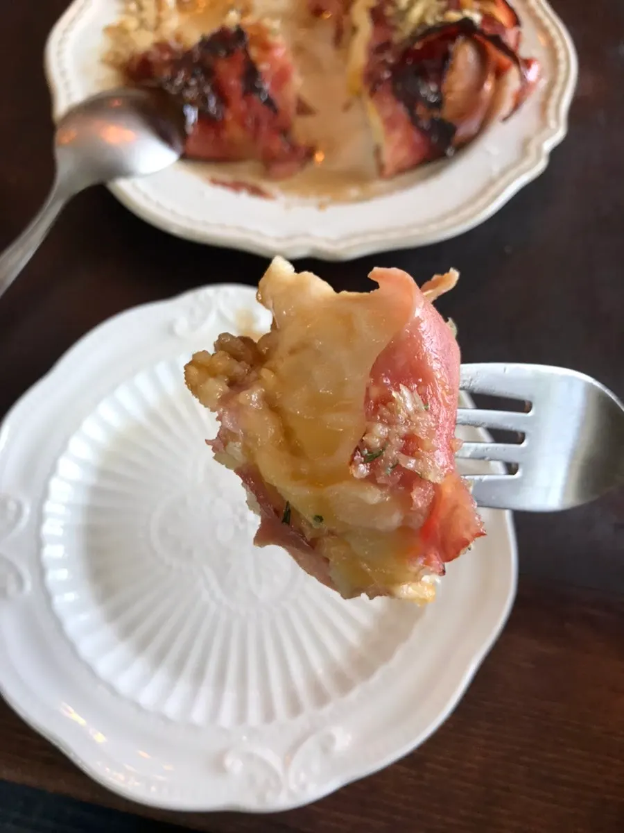 Generous brunch menu spread