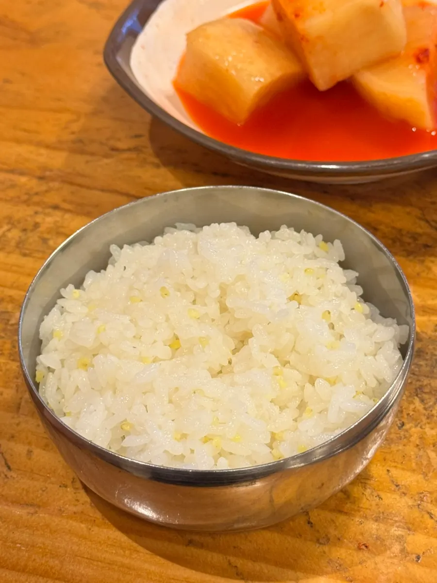 A bowl of moist, well-cooked rice