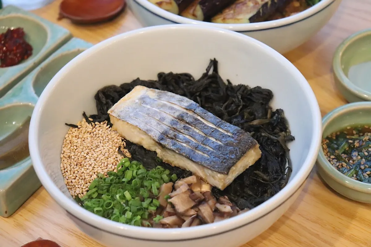 삼치곤드레밥 한 그릇