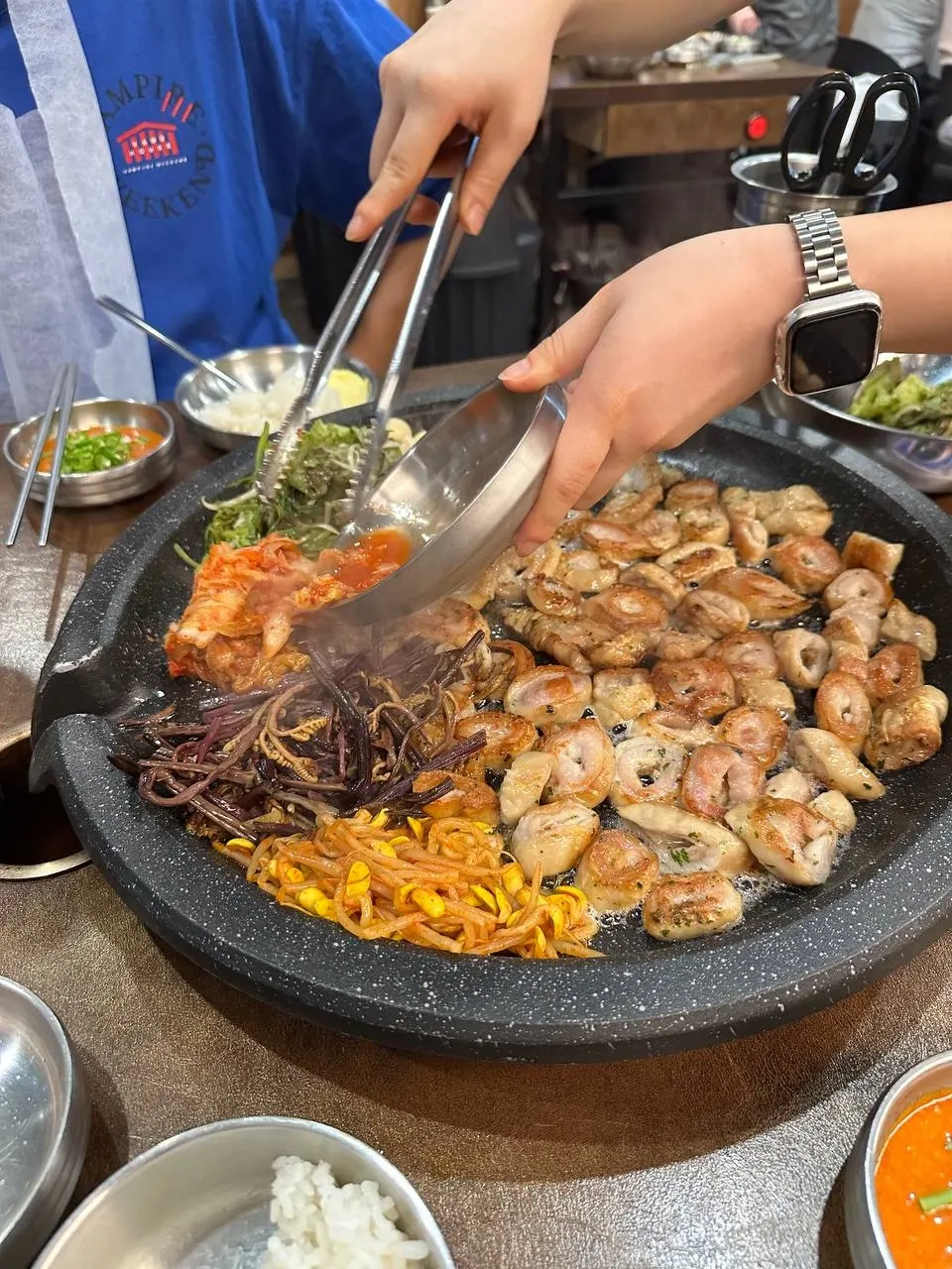 대구 종로 막창 상차림 사진
