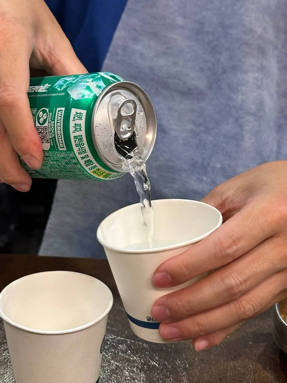 셀프 라면 서비스 사진