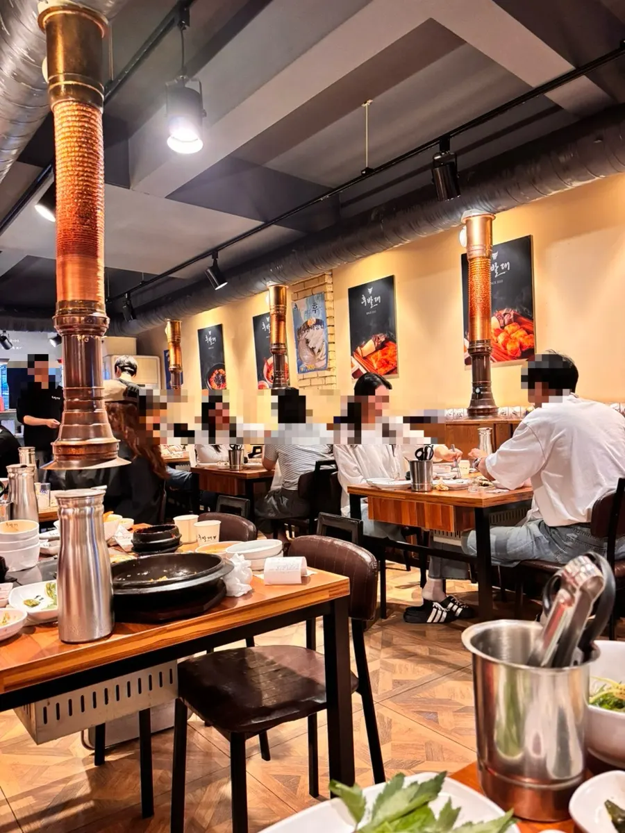Restaurant interior suitable for visiting with a group