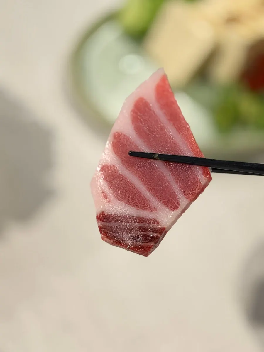 Bluefin tuna throat meat