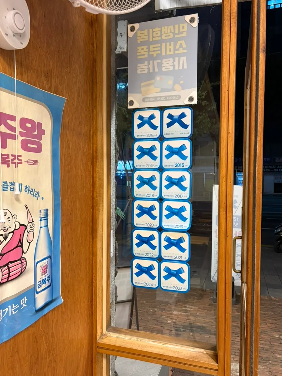 Entrance and signage of Hanwoojang