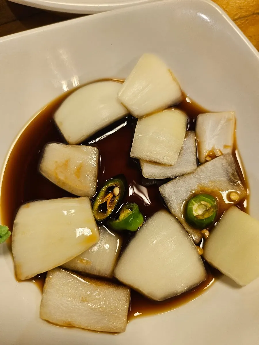 한우장 셀프코너 반찬
