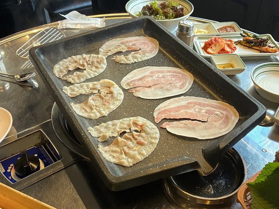 Plate of frozen meat served still frozen