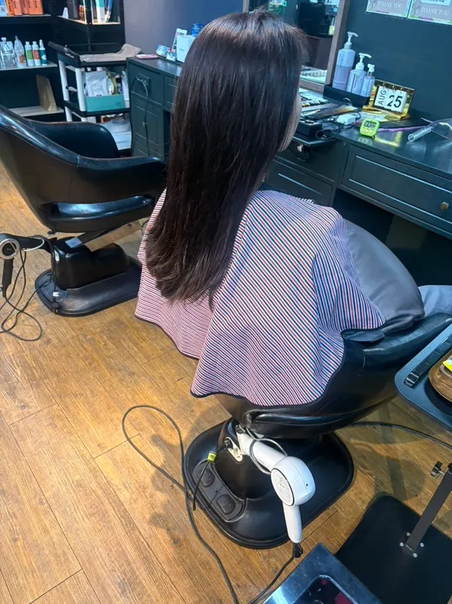 결혼식 전 정리한 헤어 마지막 컷