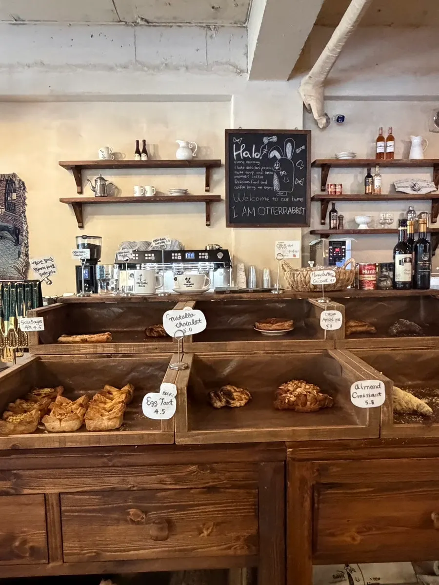 Café kiosk ordering area