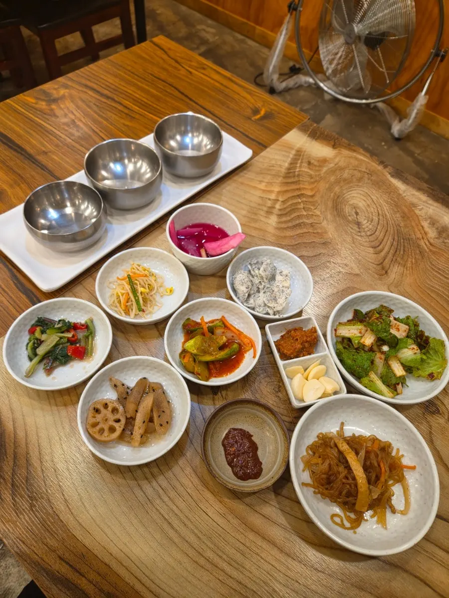 Set meals on the kiosk