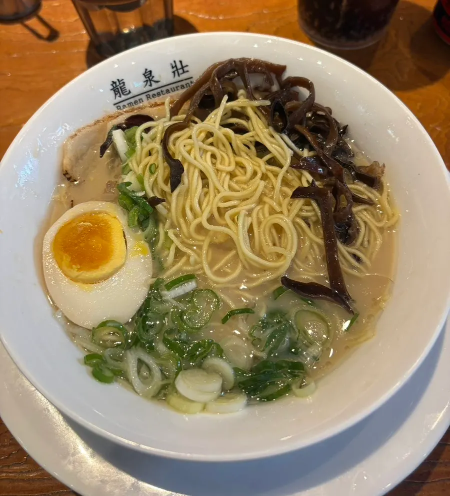 Thin, firm ramen noodles