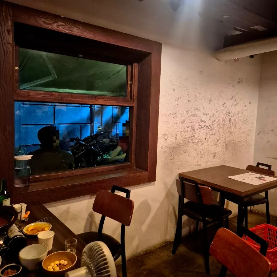 Interior with atmospheric objects and lighting
