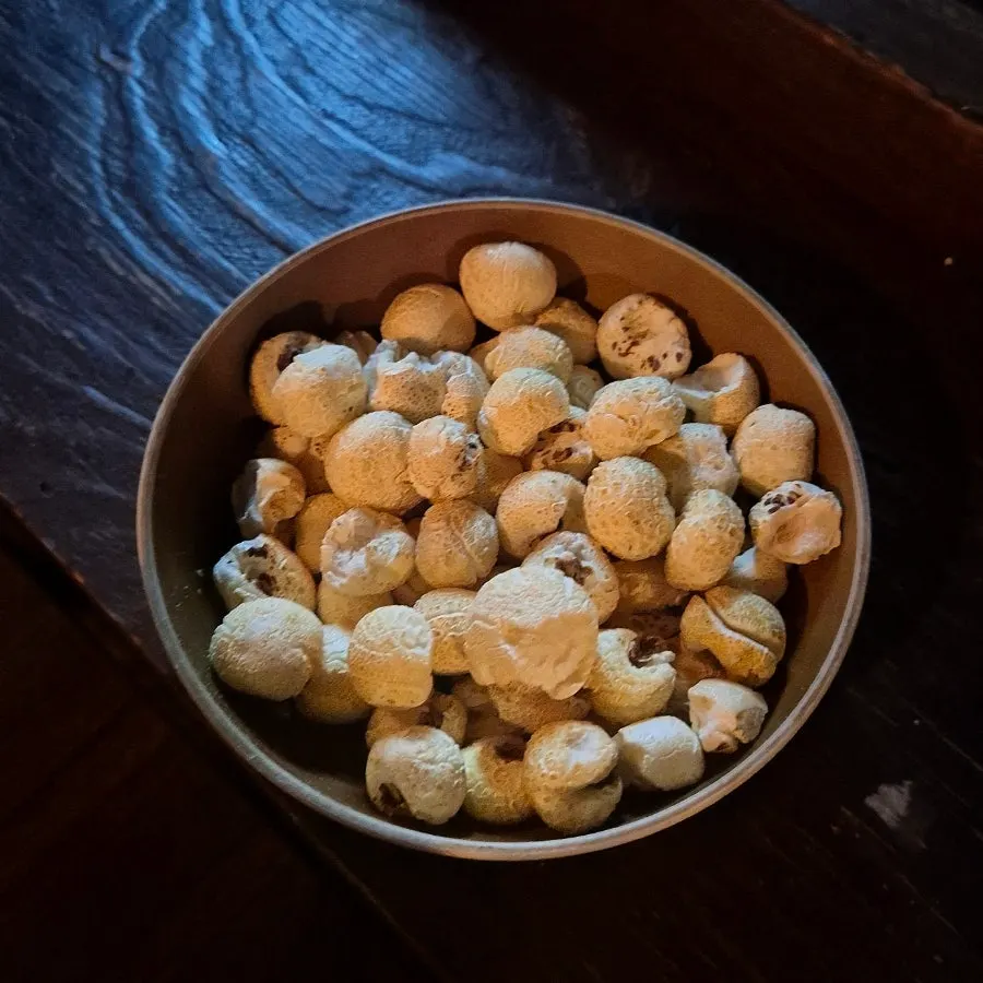 Complimentary gangnaengi on the table