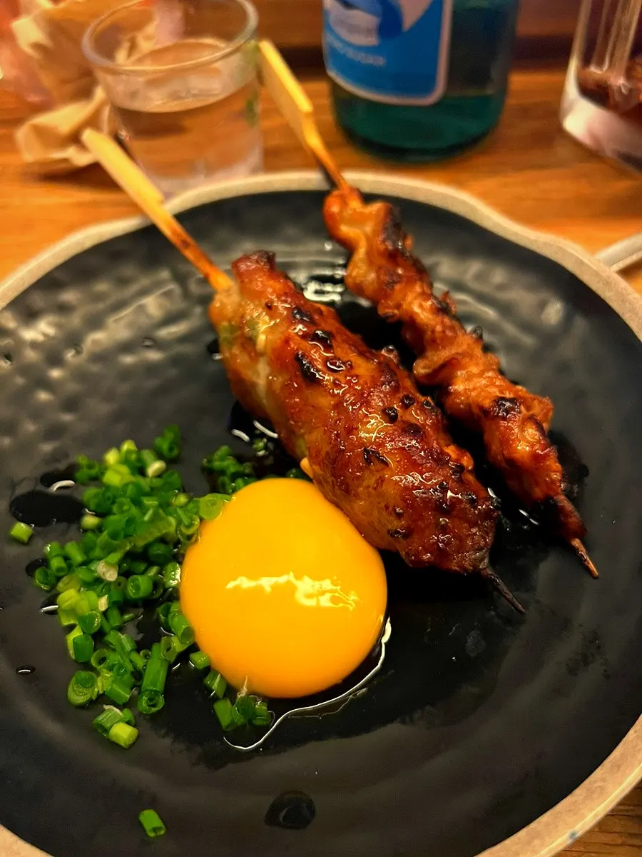 Grilled mentaiko served with mayonnaise