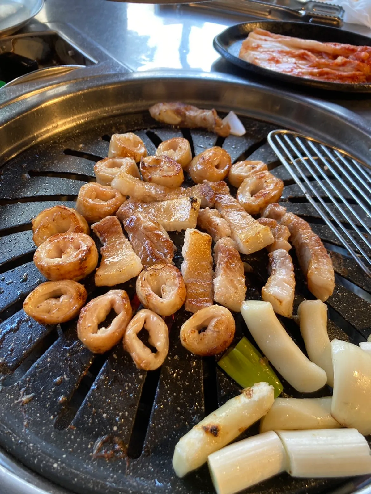 Daraewon Makchang makchang dipped in makjang sauce