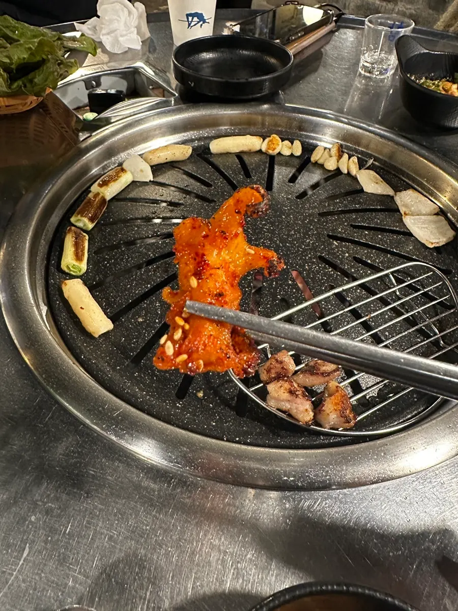 주문한 무뼈닭발 메뉴