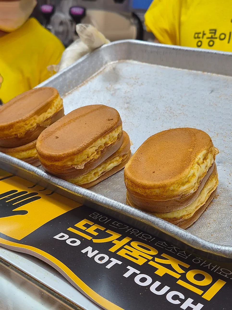 Peanut products displayed at the sales counter