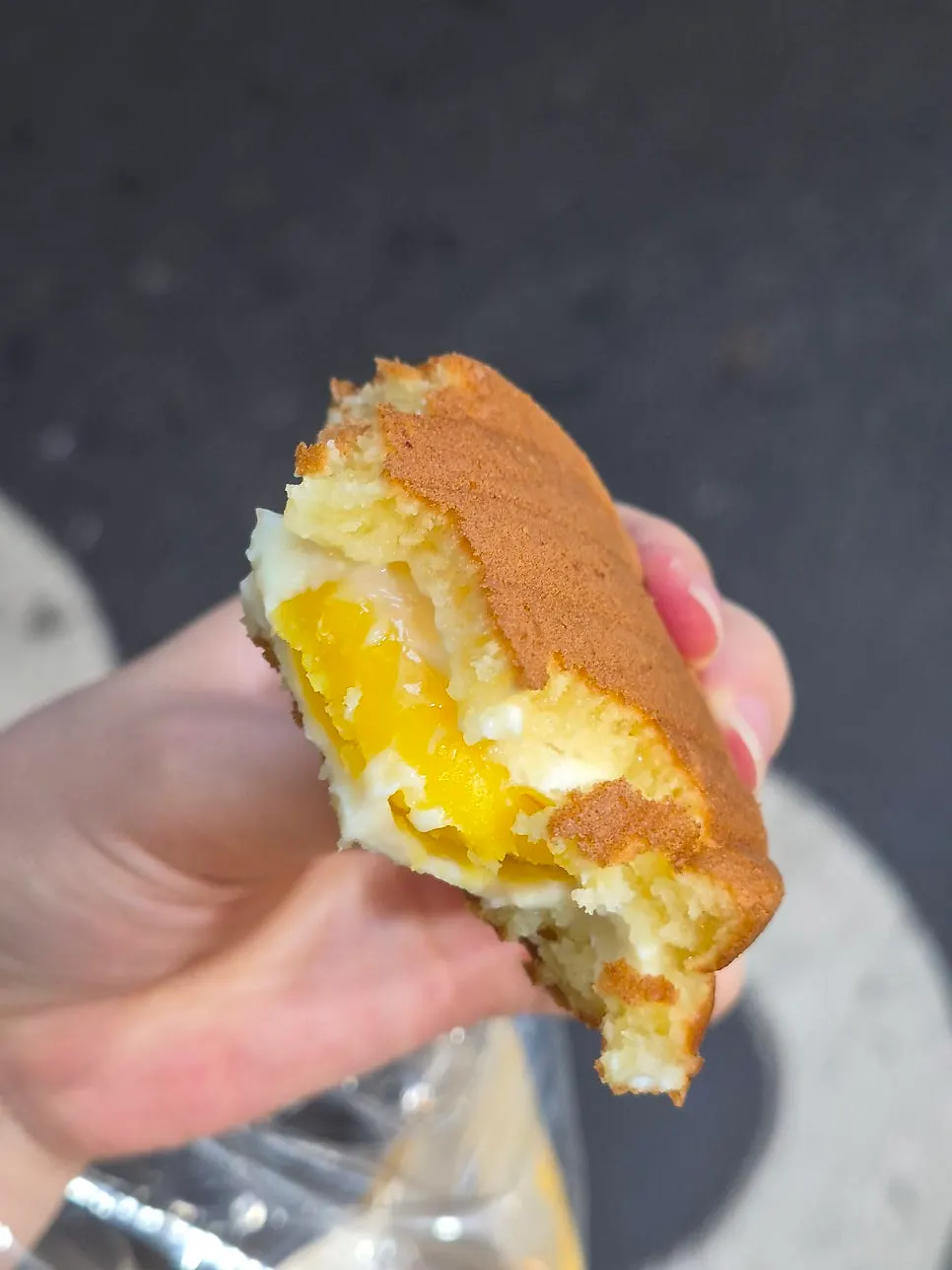 Close-up of peanut bread packed with peanuts