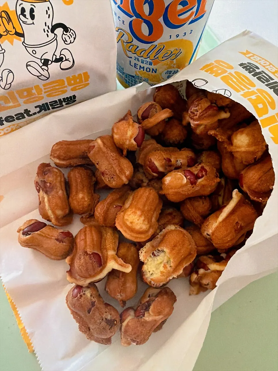집에서 즐긴 따끈한 땅콩빵