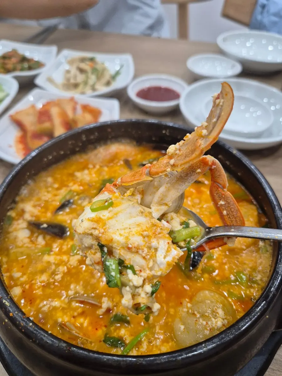 해물 순두부뚝배기 한 그릇