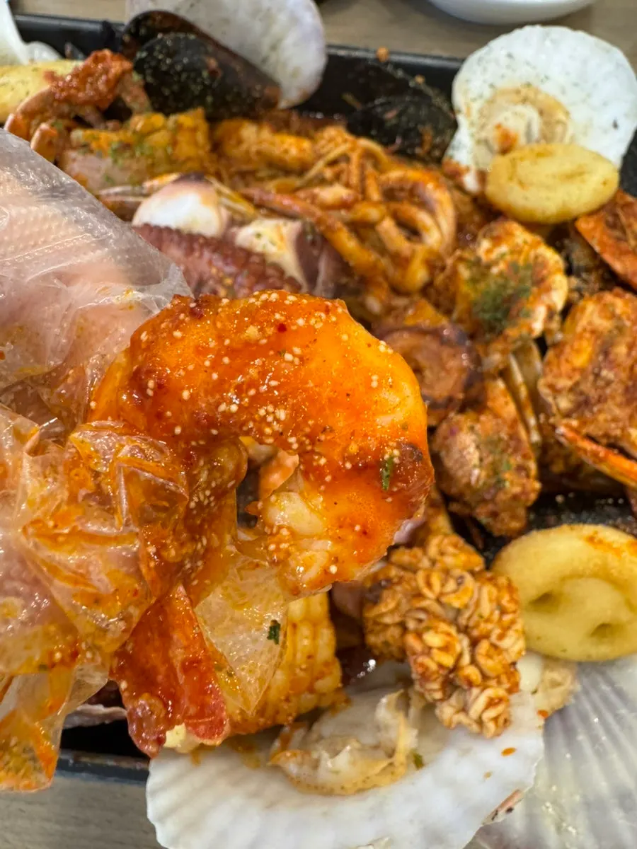 Crab pieces packed with meat